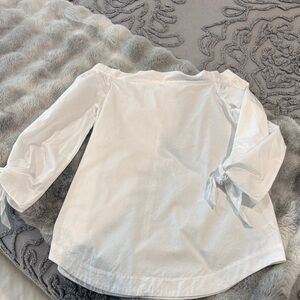 Free People White Off-Shoulder Top